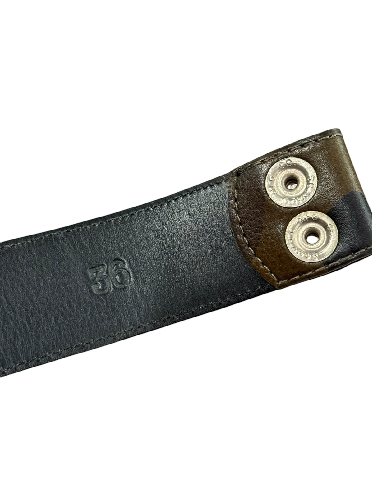 Chrome Hearts Camo Leather Belt Strap