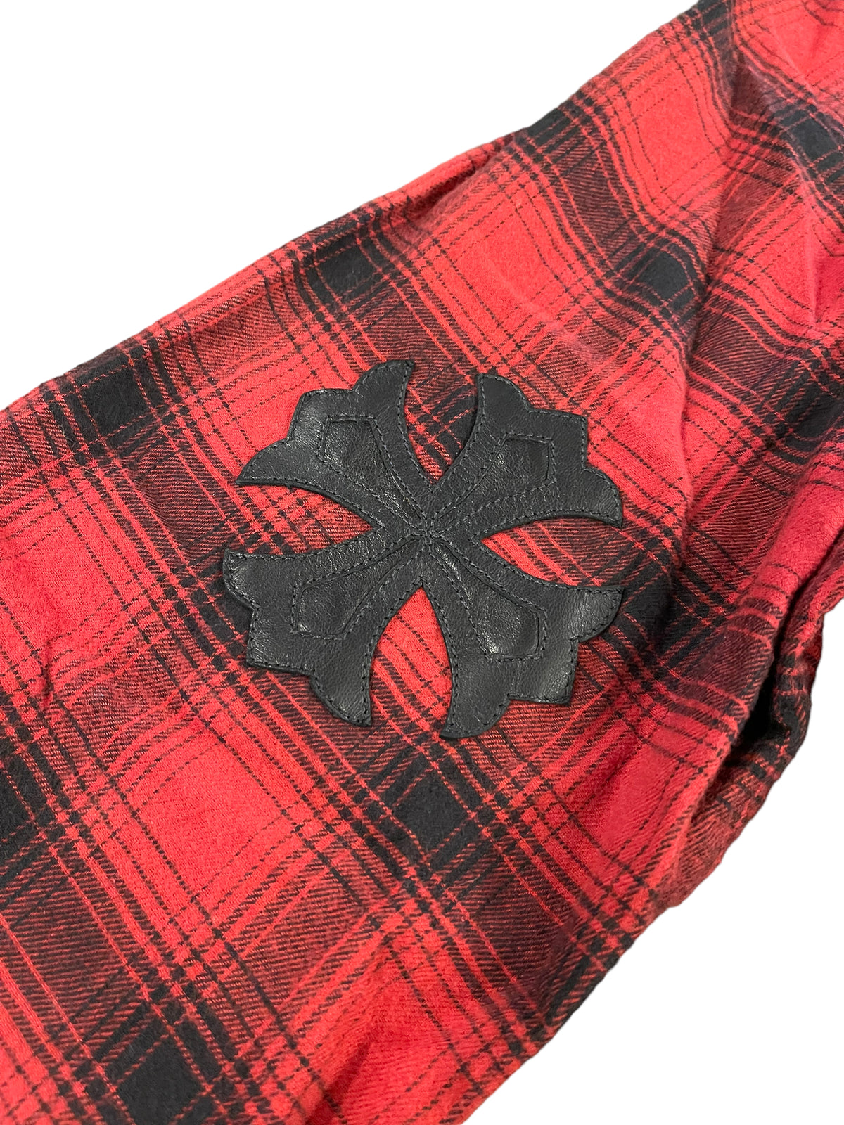 Mini Plus Patch Red Loose End Flannel