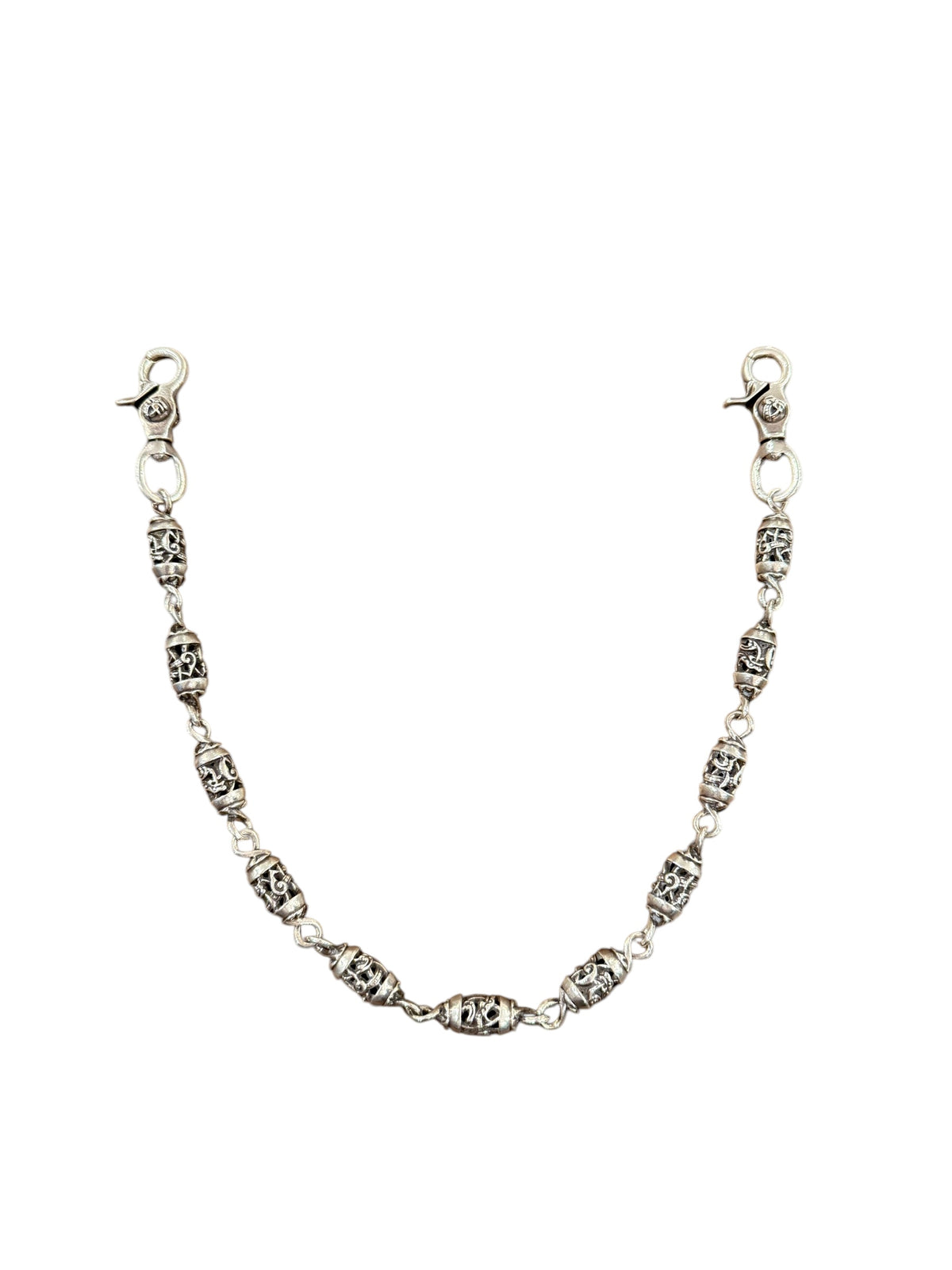 Celtic Roller Double Lobster Clasp Long Wallet Chain
