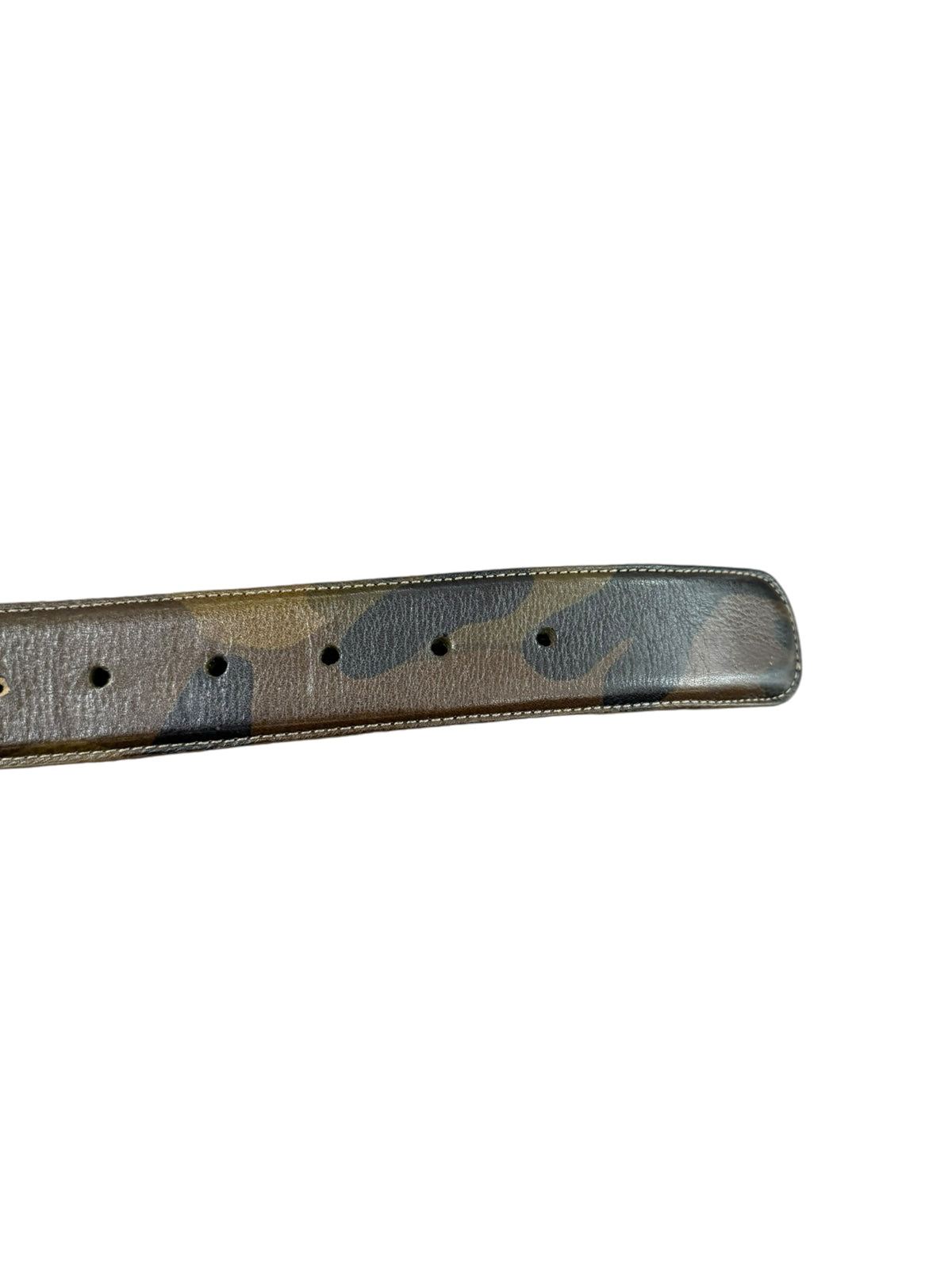 Chrome Hearts Camo Leather Belt Strap