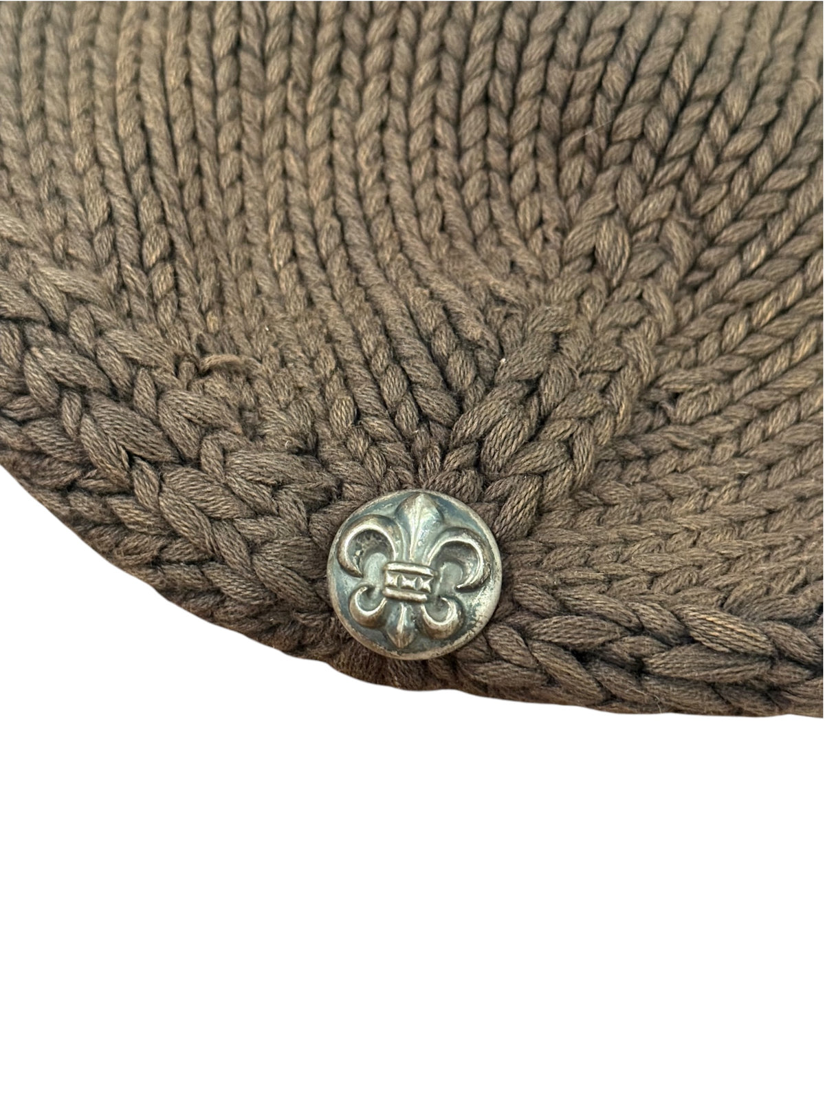 Vintage Fleur Patch Cashmere Beanie