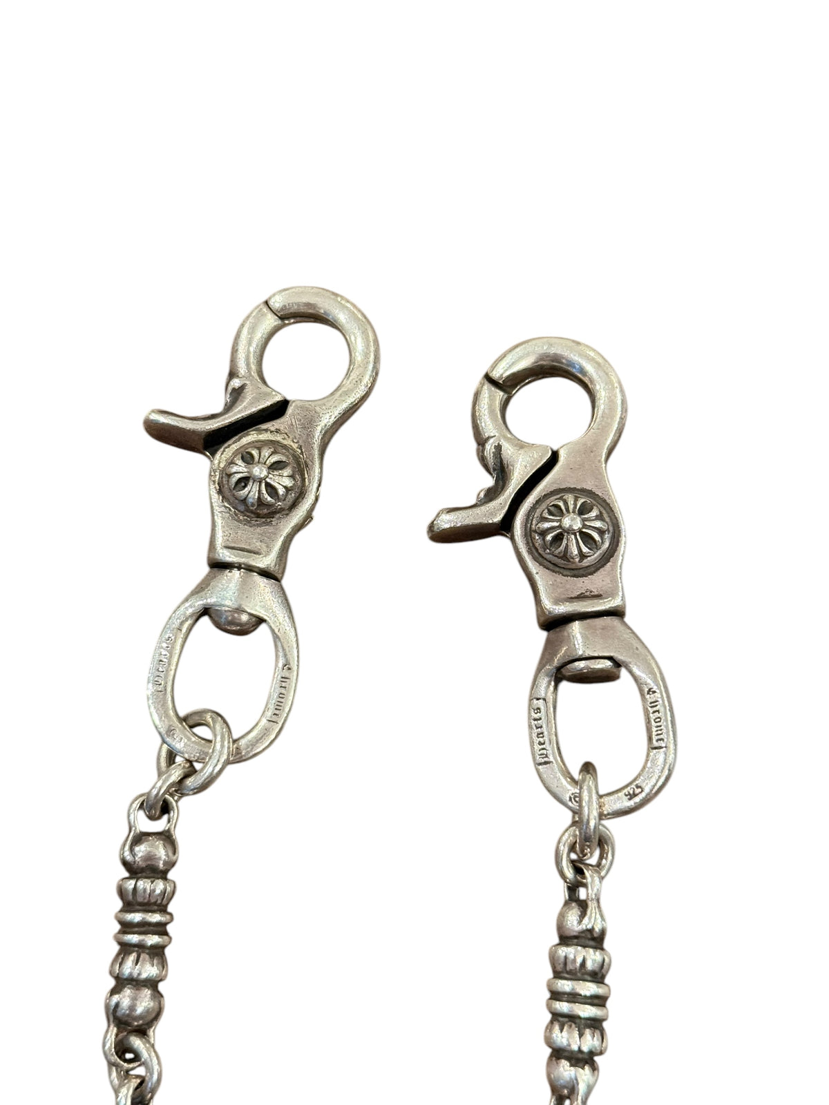 Roll Double Lobster Clasp Long Wallet Chain