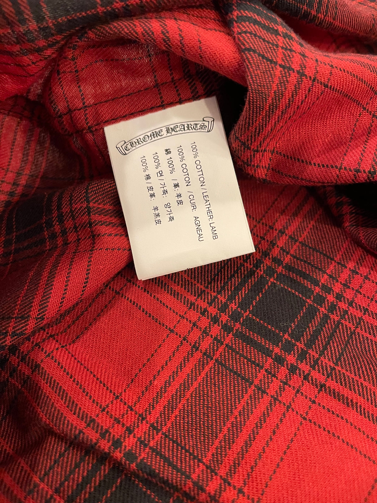 Mini Plus Patch Red Loose End Flannel