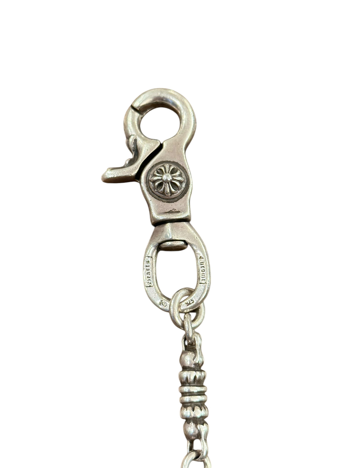 Roll Double Lobster Clasp Long Wallet Chain