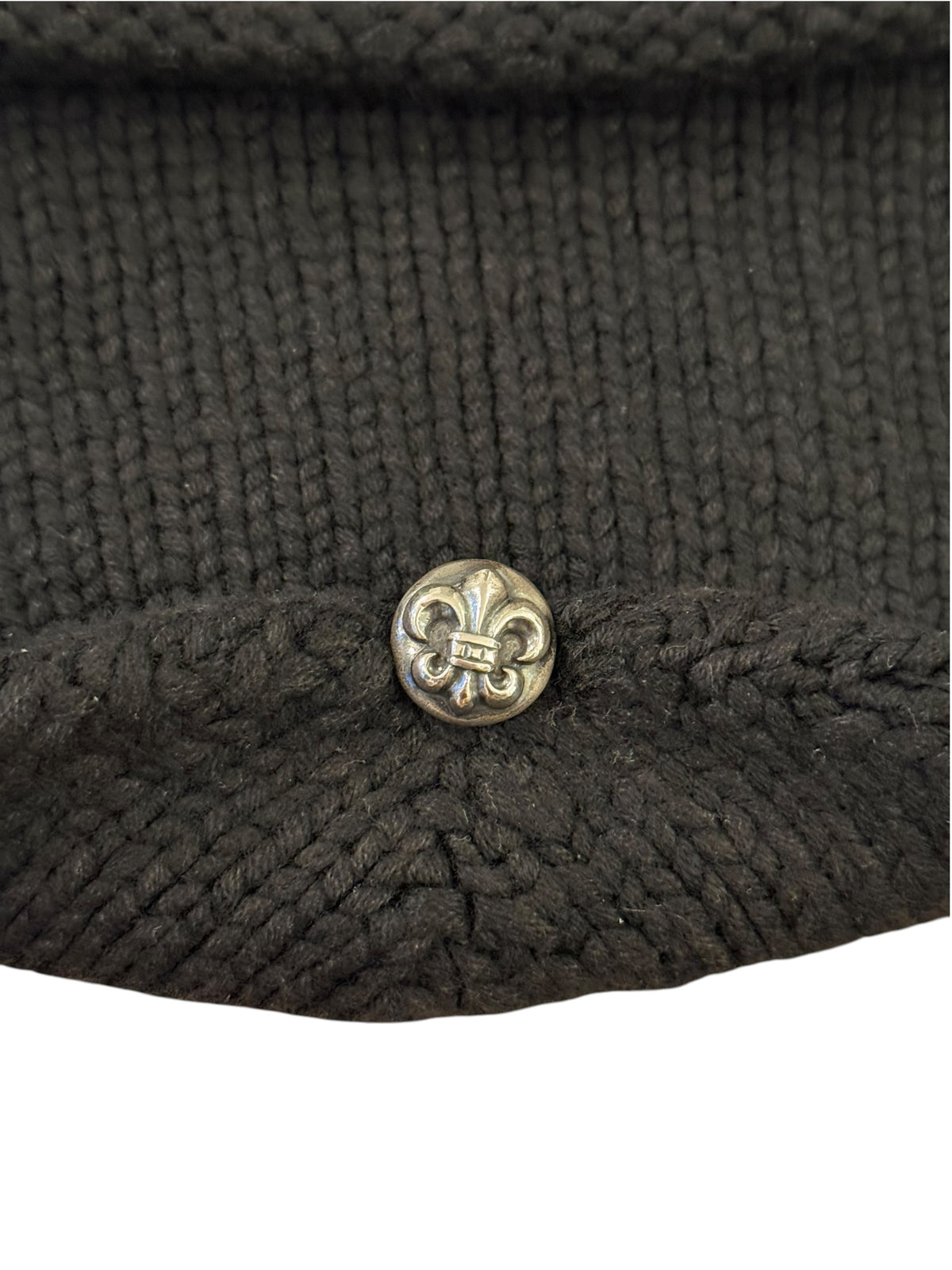 Fleur Patch Cashmere Beanie
