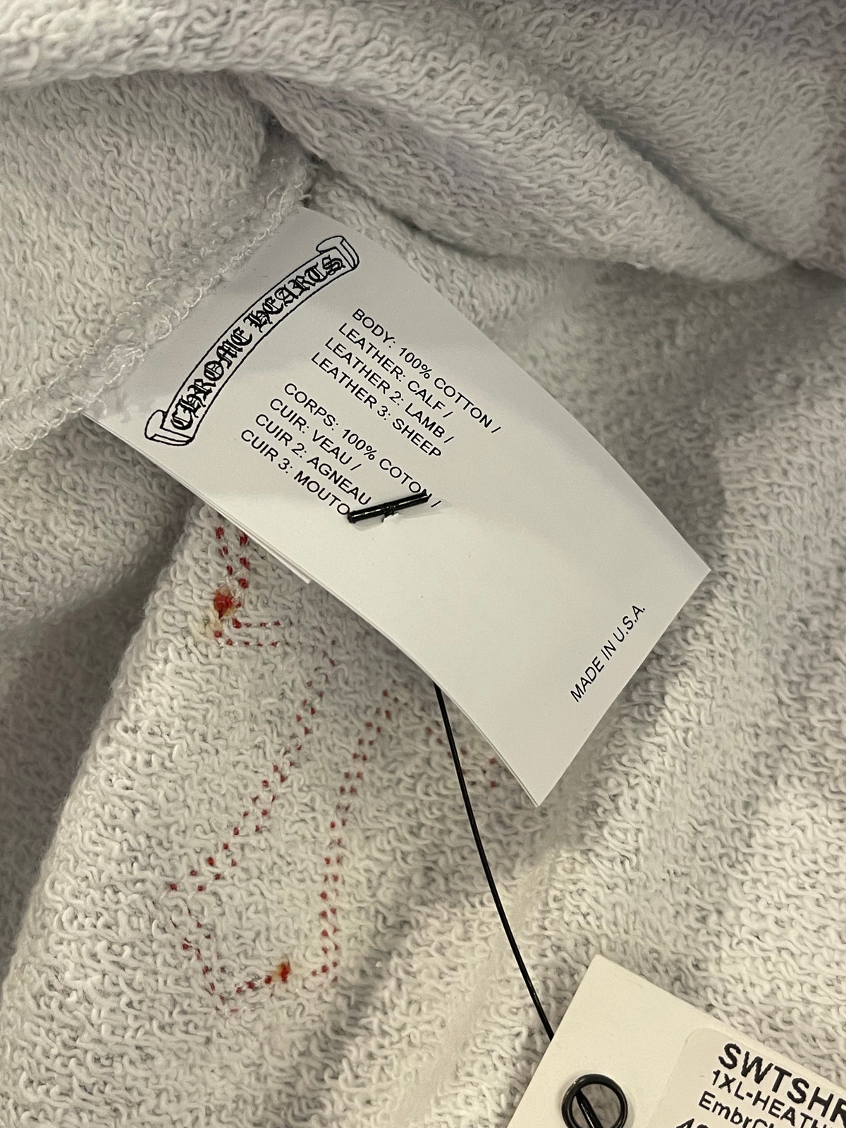 1/1 Matty Boy Artwork Cross Patch Hoodie