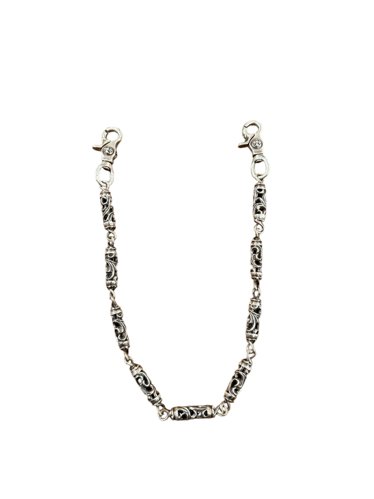 Roller Double Clasp Long Wallet Chain