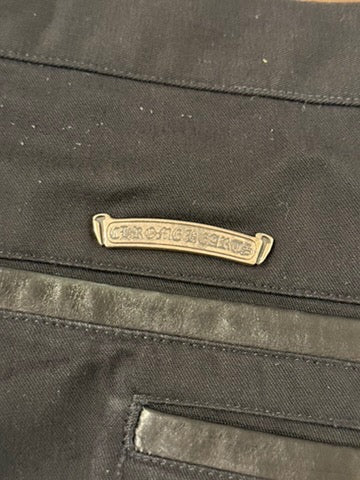Chrome Hearts Black Chino Pants