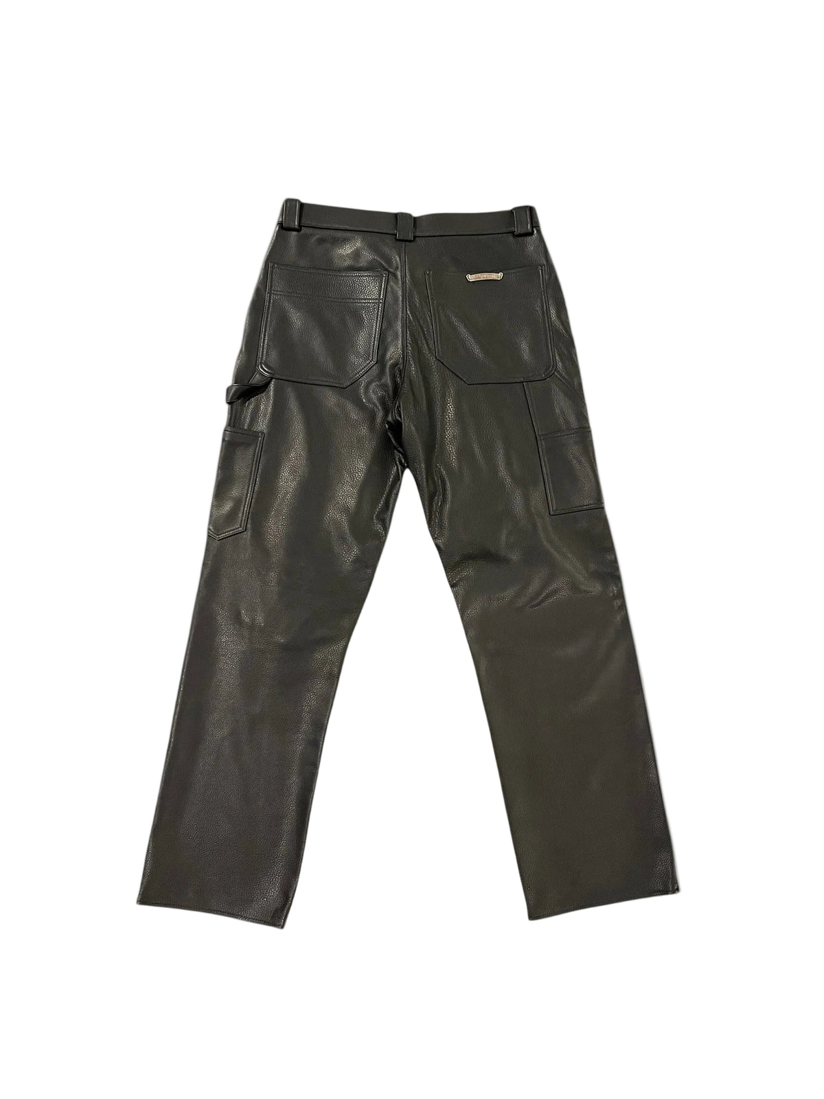 Chrome Hearts Leather Carpenter Pants