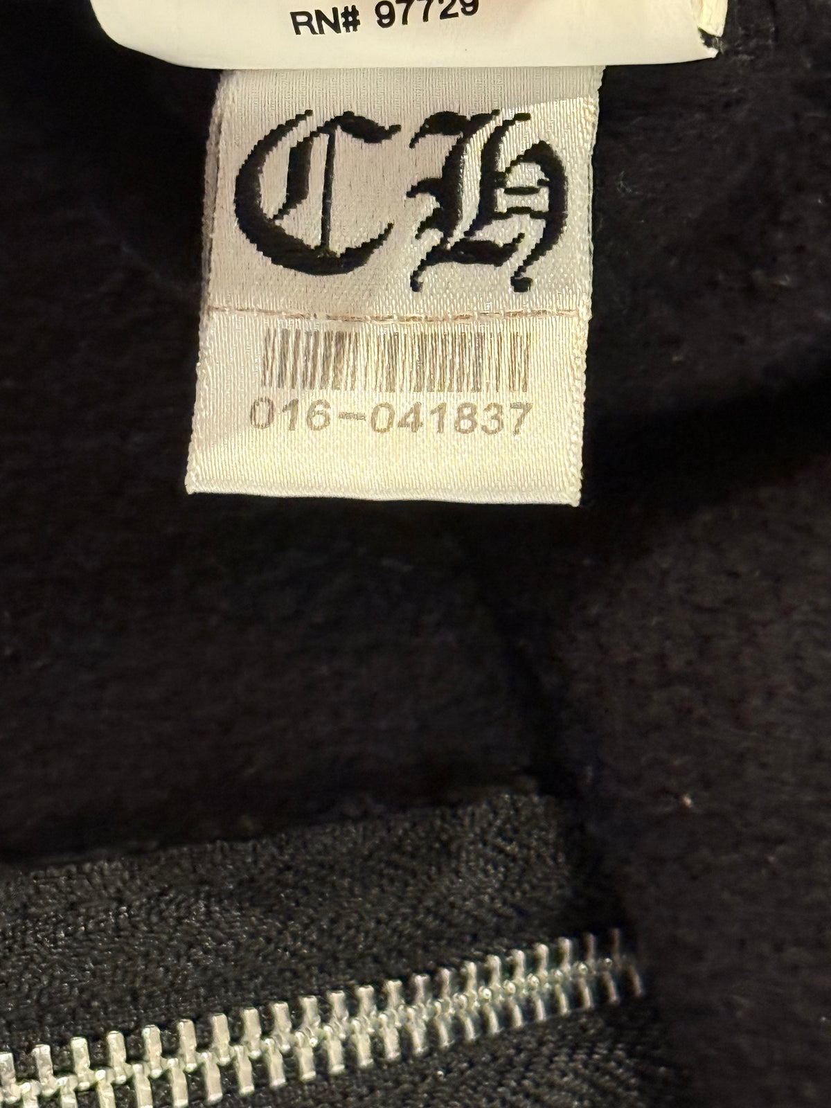Triple Cross Zip-Up Hoodie