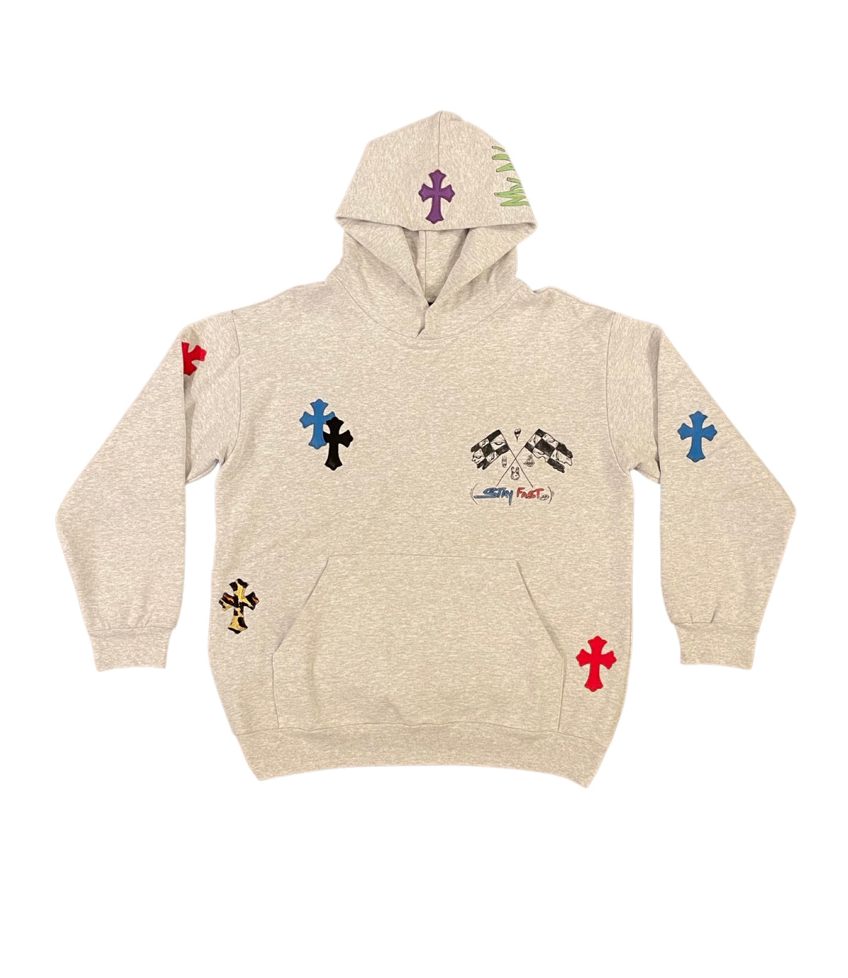 1/1 Matty Boy Artwork Cross Patch Hoodie