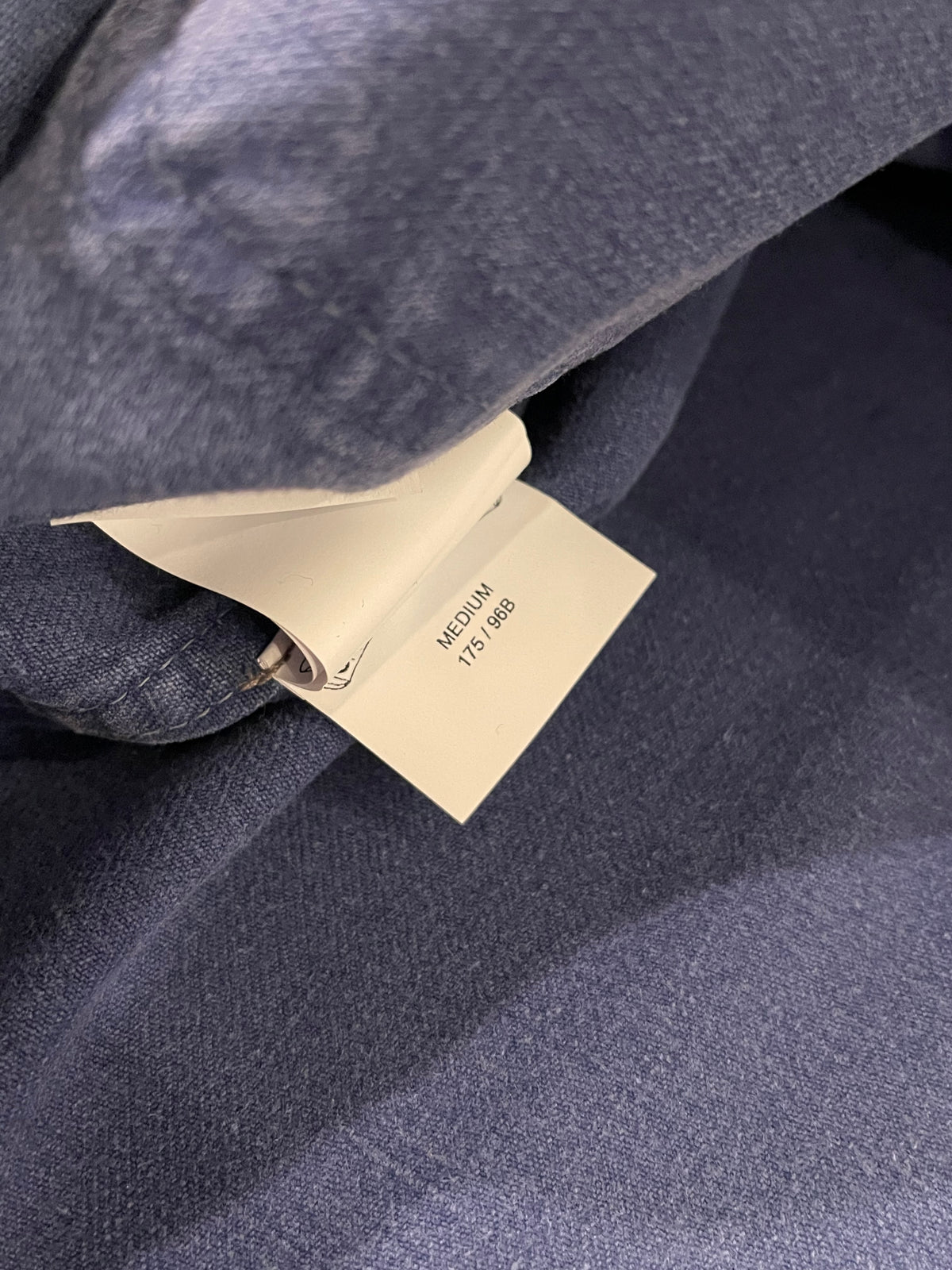 Vintage French Blue Cross Patch Work Jacket