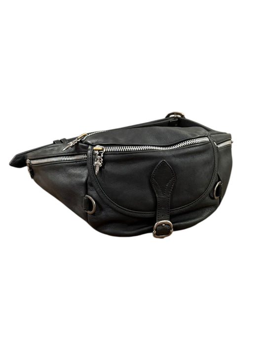 Chrome Hearts Black Leather Snat Pack
