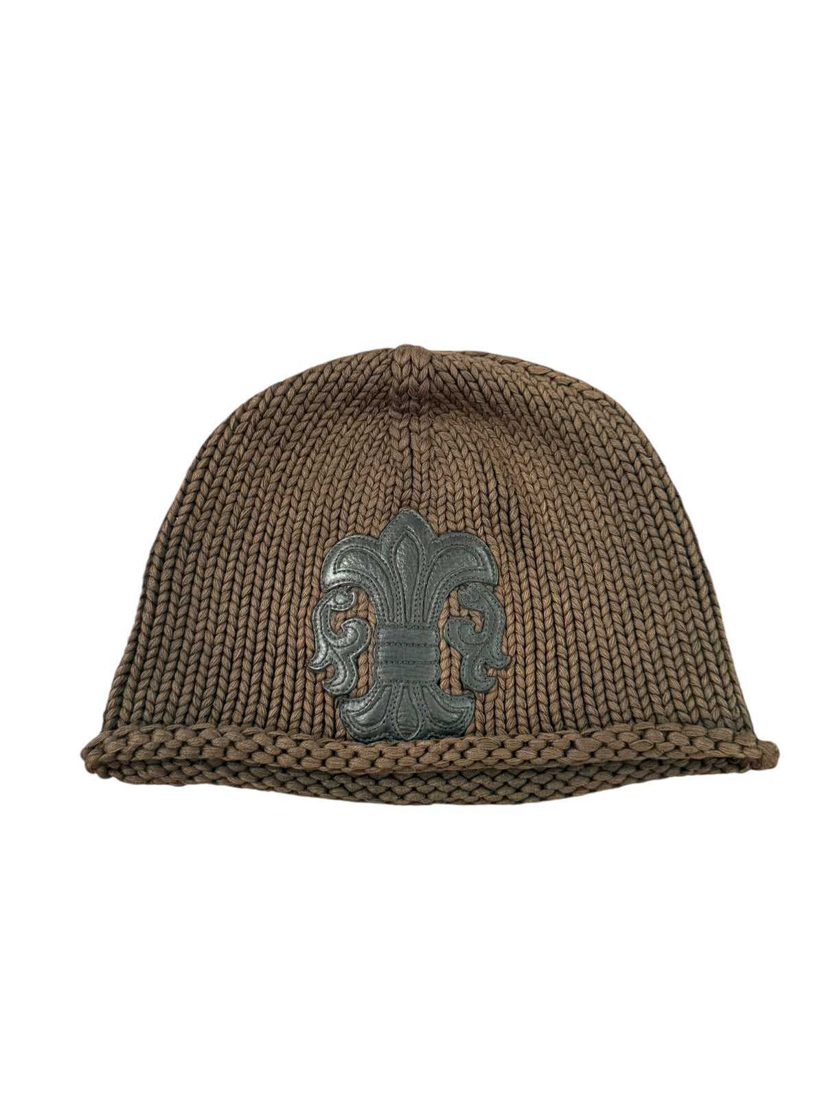 Vintage Fleur Patch Cashmere Beanie