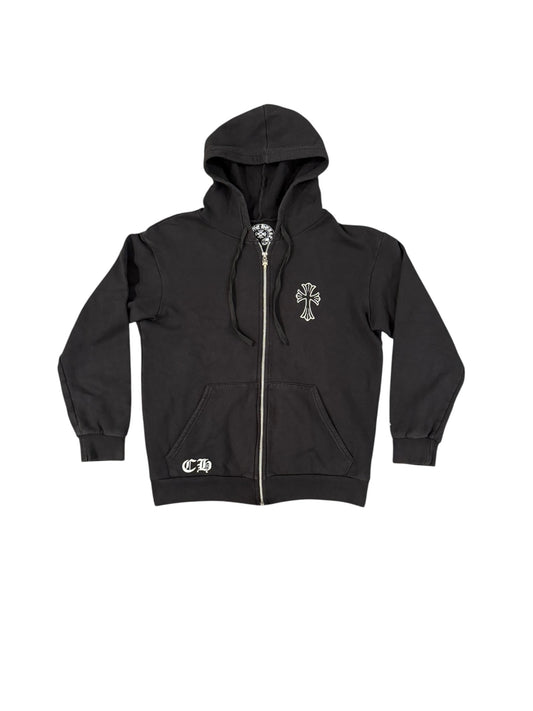 Triple Cross Zip-Up Hoodie