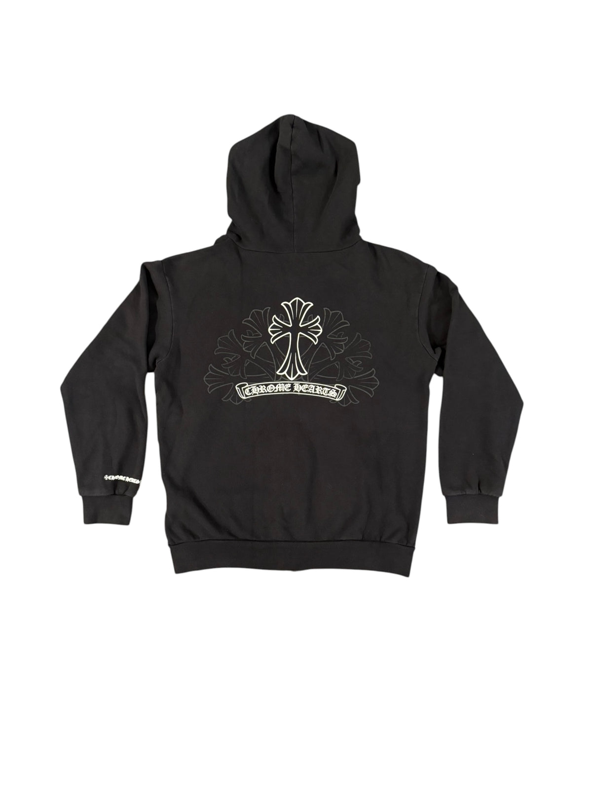 Triple Cross Zip-Up Hoodie