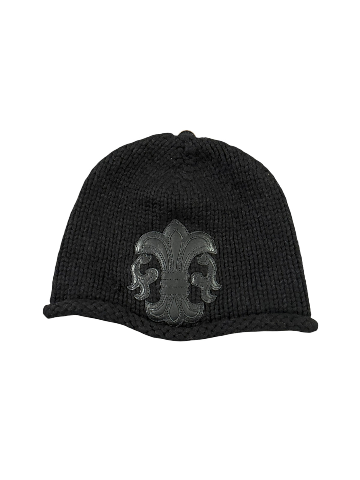 Fleur Patch Cashmere Beanie
