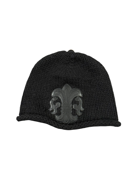 Fleur Patch Cashmere Beanie