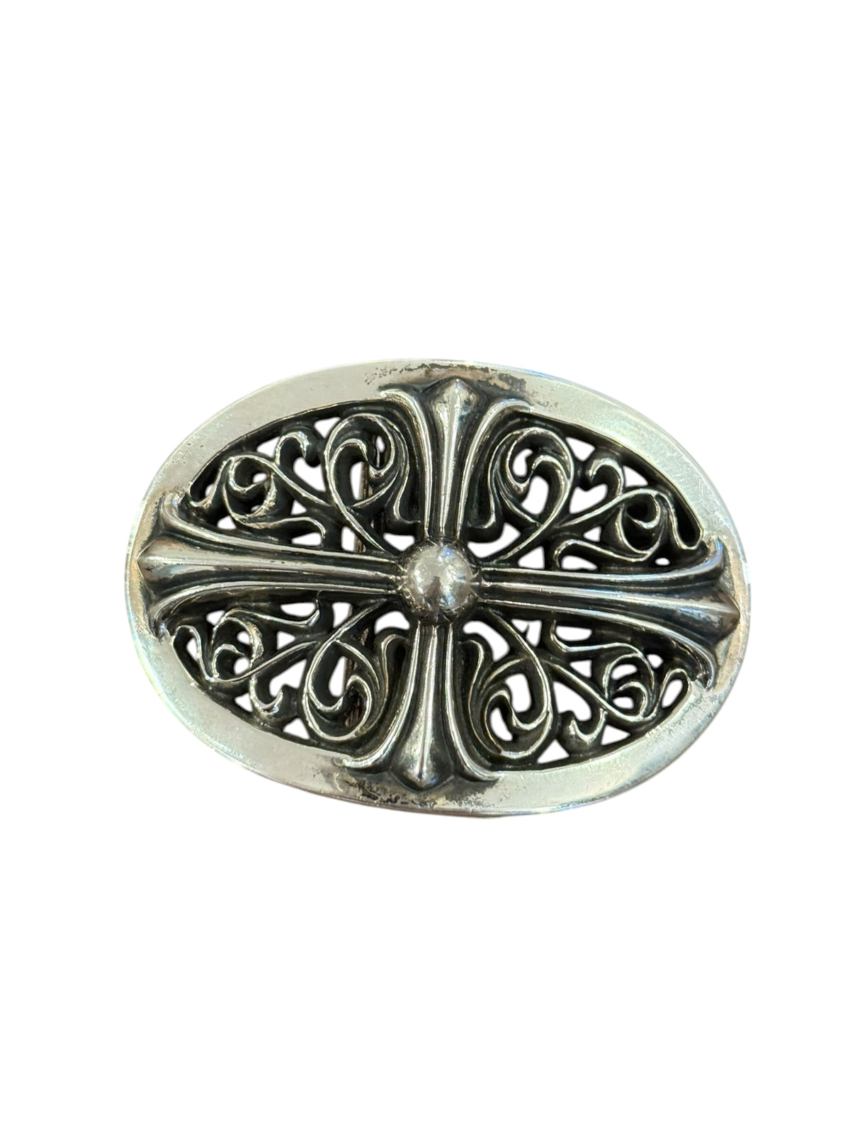 Chrome Hearts 1.5in Classic Oval Belt Buckle