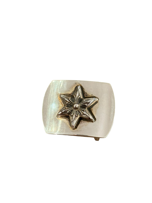 Chrome Hearts Double Star Military Belt Buckle