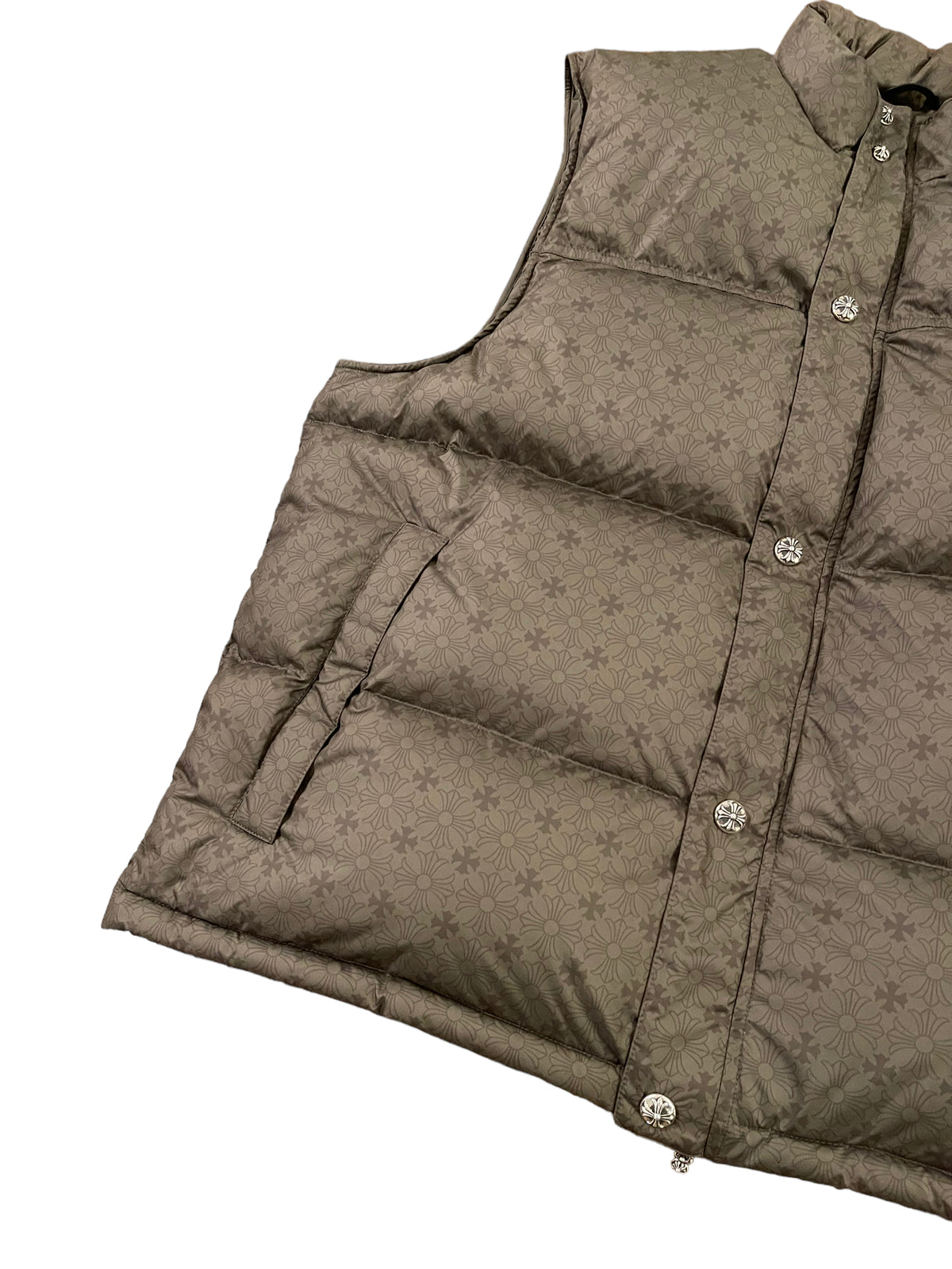 Mini Plus Olive Puffer Vest