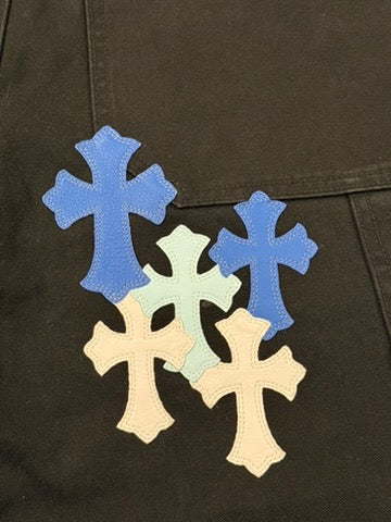 Chrome Hearts Cross Patch Carpenter Pants