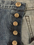 Chrome Hearts Cross Patch Denim Jeans