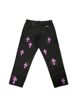 Chrome Hearts Cross Patch Carpenter Pants