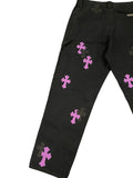 Chrome Hearts Cross Patch Carpenter Pants