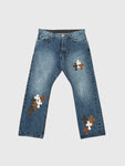 Chrome Hearts Cross Patch Denim Jeans