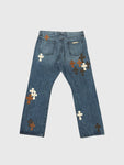 Chrome Hearts Cross Patch Denim Jeans