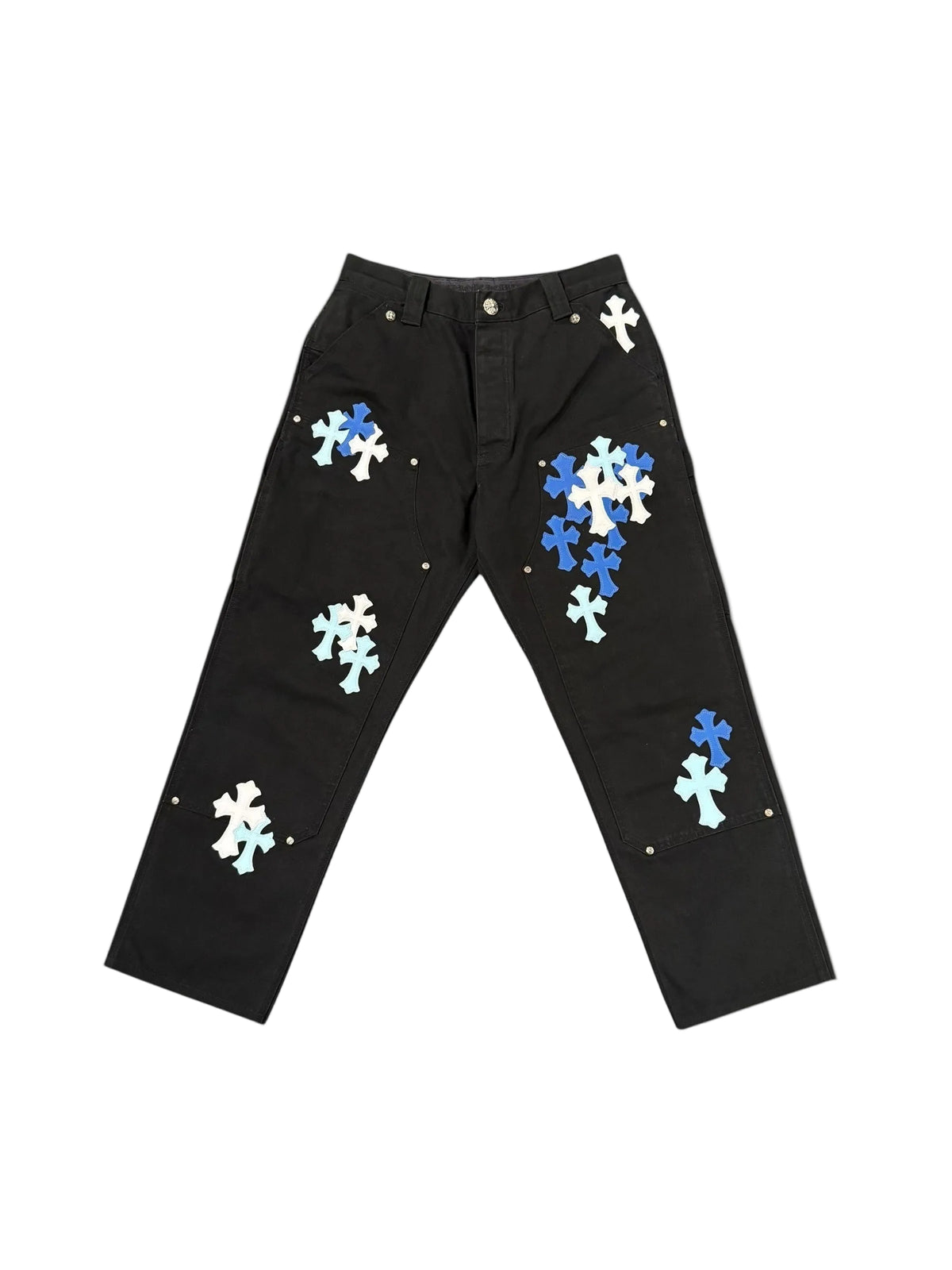 Chrome Hearts Cross Patch Carpenter Pants