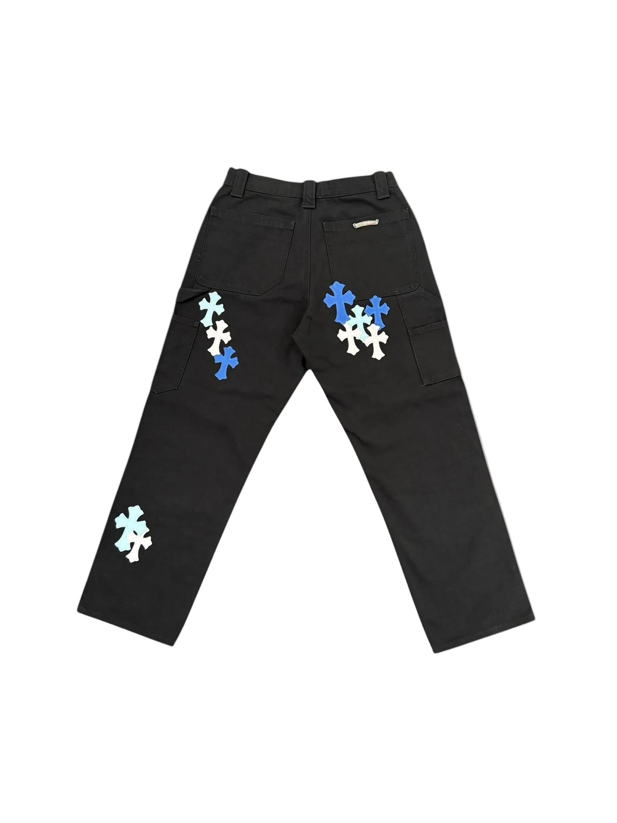 Chrome Hearts Cross Patch Carpenter Pants