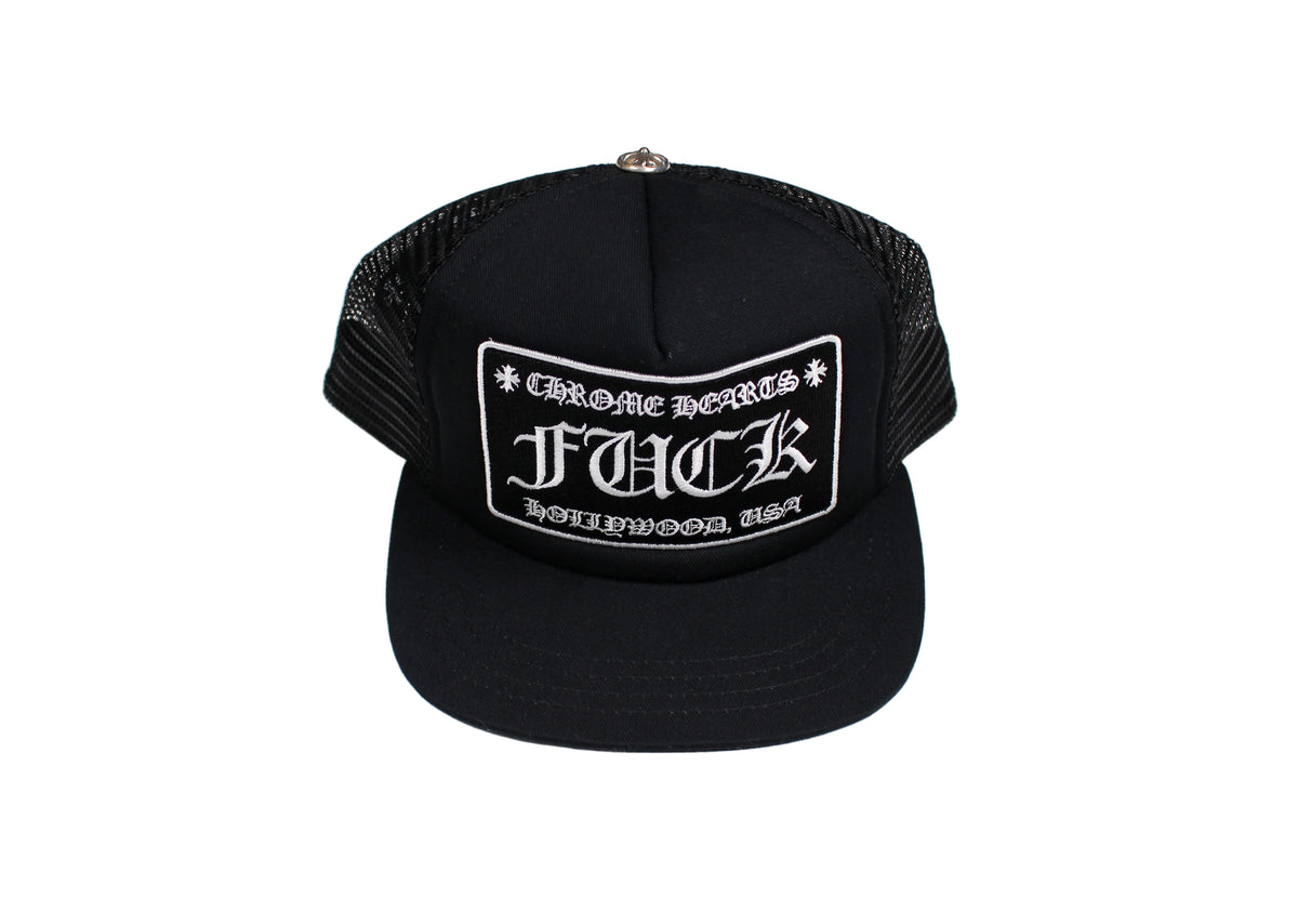 Chrome Hearts Trucker Hat "Fuck"