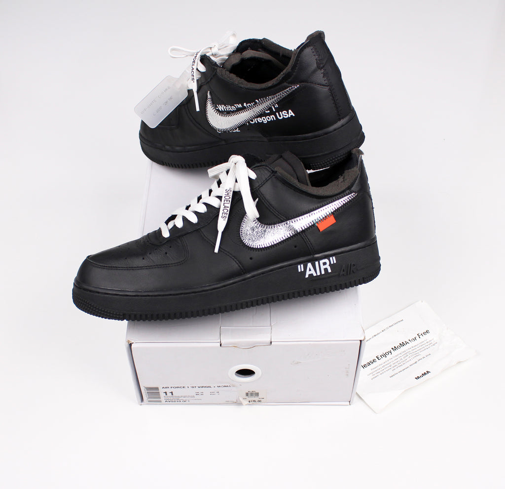 Nike X Off White Air Force 1 '07 Virgil moma Sneakers - Black