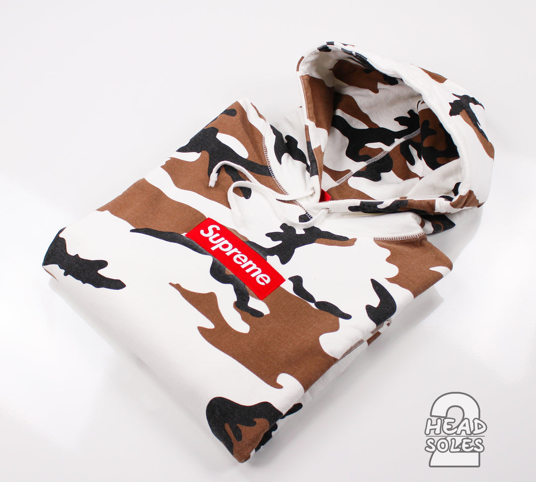 Supreme Box Logo Hoodie FW 16 Cow Camo Head2Soles